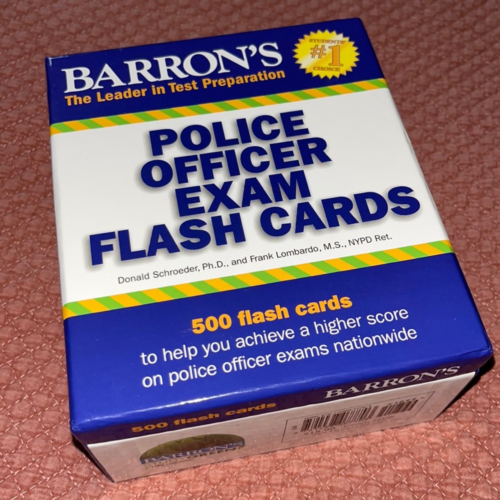 Barton’s Police Exam Flash Cards